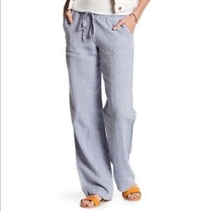 allen allen 100% linen lounge pants